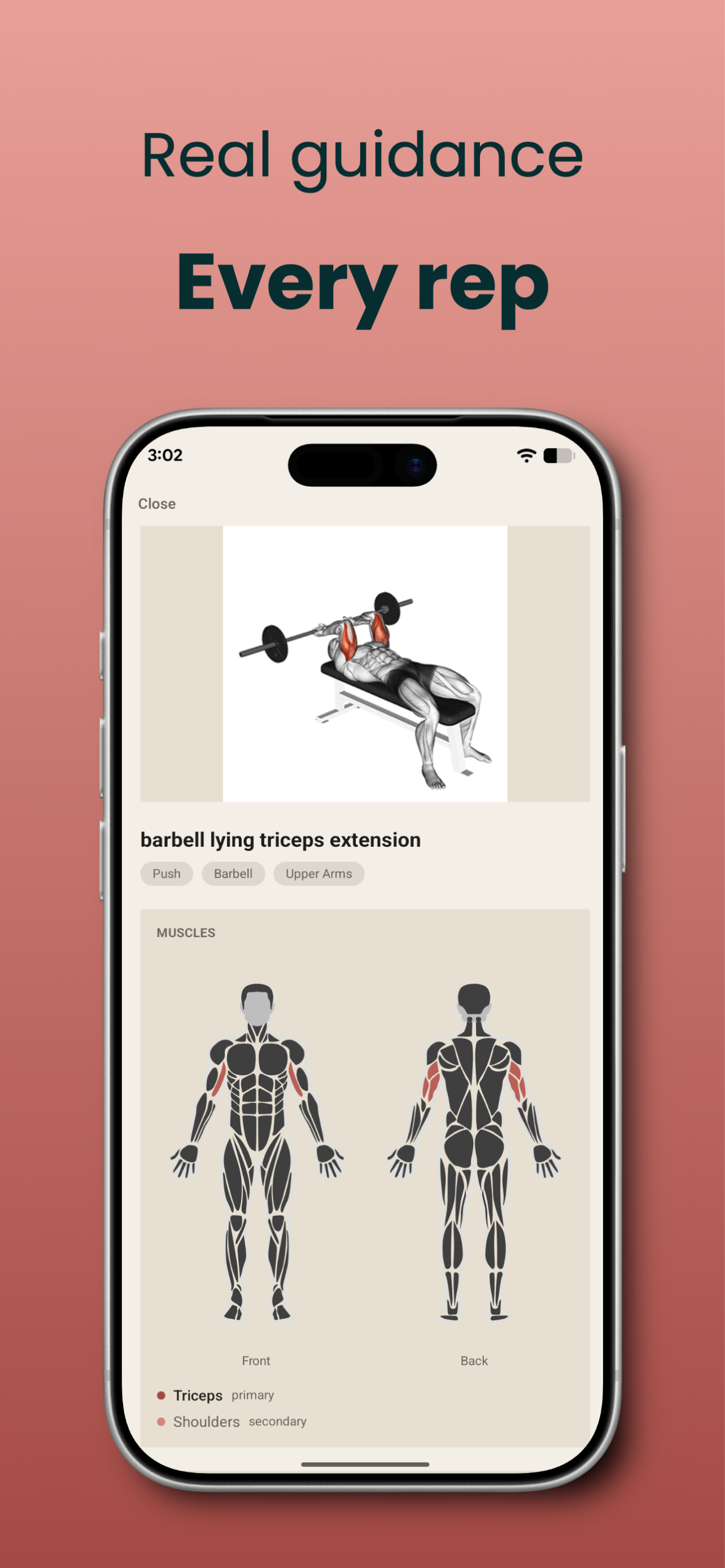 Kiron — Real guidance for every rep with muscle targeting